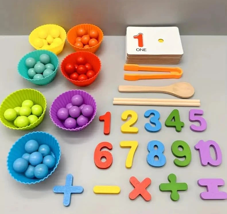 Montessori Wooden Mathematics Enlightenment Teaching Aids