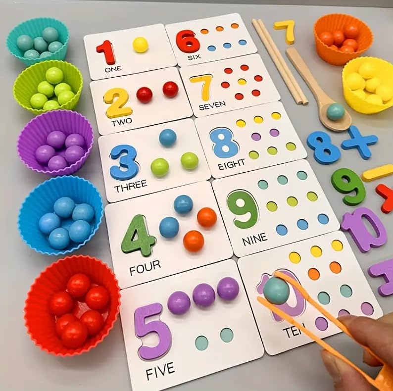 Montessori Wooden Mathematics Enlightenment Teaching Aids
